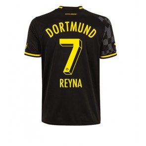 Borussia Dortmund Giovanni Reyna #7 Bortatröja 2022-23 Kortärmad